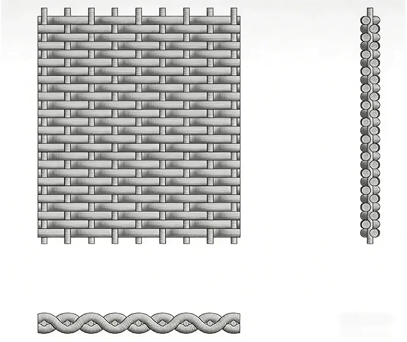 Square Wire Mesh vs. Dutch Weave: Pressure Drop and Flow Rate Data