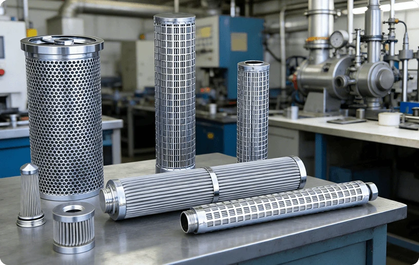 Stainless Steel Pleated Filter Element