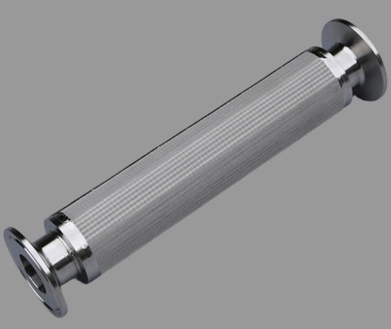 Sintered metal mesh filter cartridges