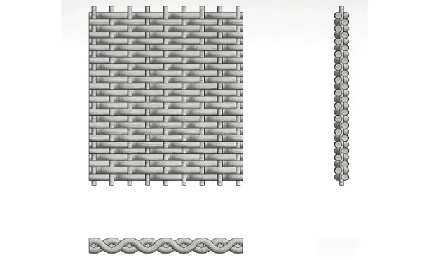 Reverse Dutch Weave