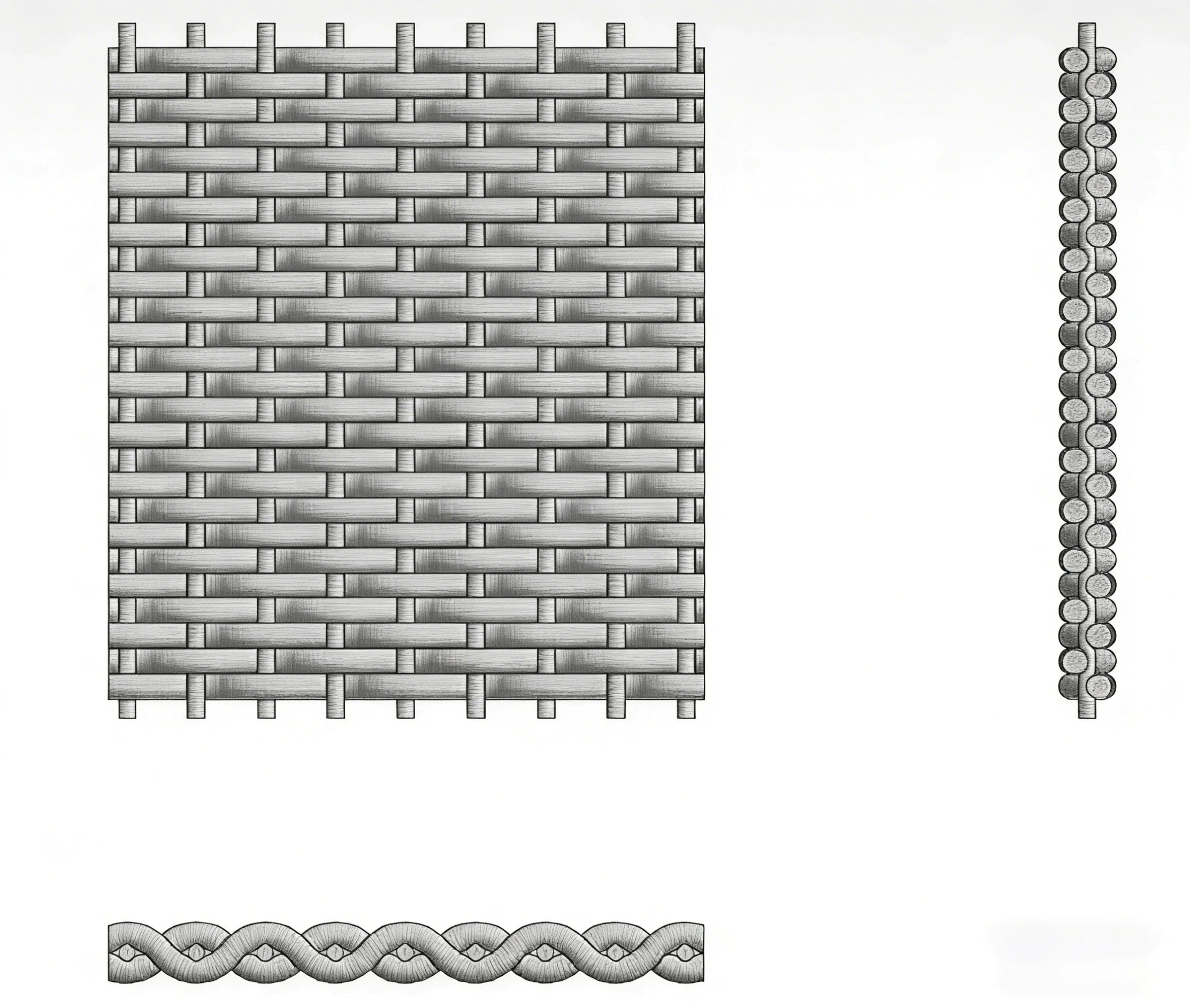 Reverse Dutch Weave